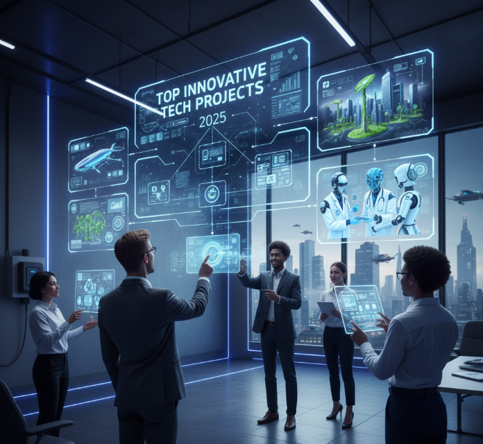 ما هي أفضل المشاريع التقنية المبتكرة 2025