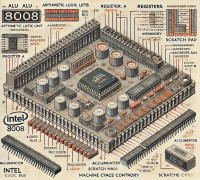 معالج Intel 8008: حجر الأساس للحواسيب الشخصية
