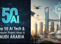 افضل 50 فكرة لمشروع تقنية وحاسوب AI  بالسعودية