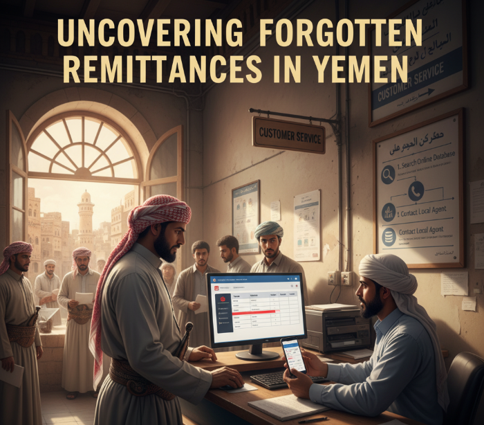 طريقة الكشف عن الحوالات المنسية باليمن
