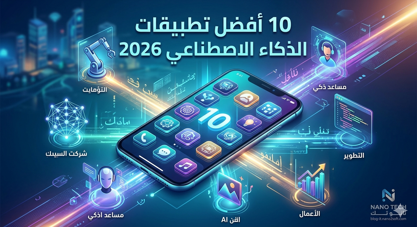 10 أفضل تطبيقات الذكاء الاصطناعي 2026: دليلك الشامل